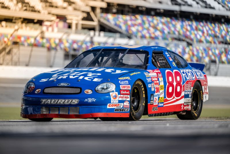 Davey Allison "Superstar" 1992 Ford NASCAR Race Car Bring a Trailer Auction for the MSHFA Ends Wednesday