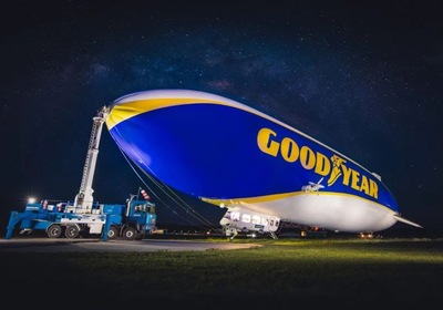 Goodyear Blimp Ride Latest Motorsports Hall of Fame of America Fundraising Auction on BringaTrailer.com Ends Thursday